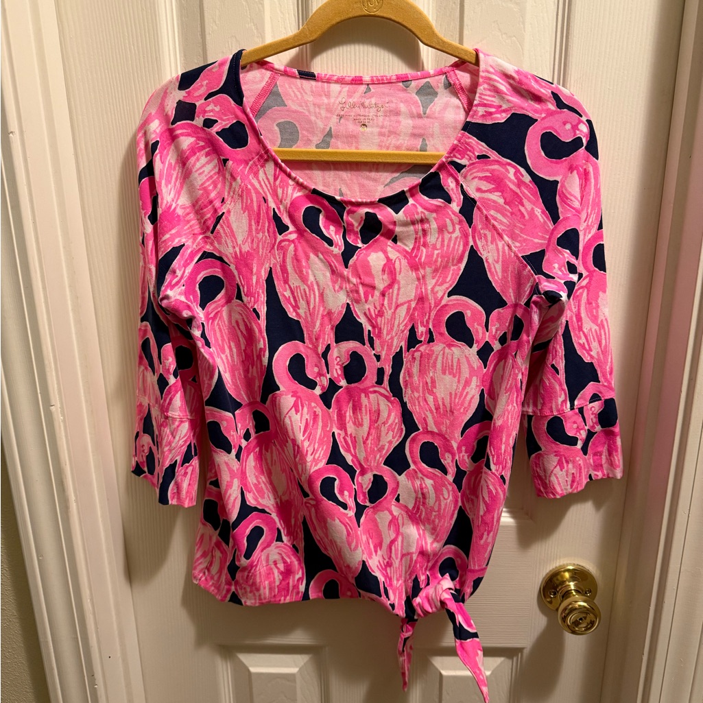 Euc Lilly Pulitzer Via Amor Top